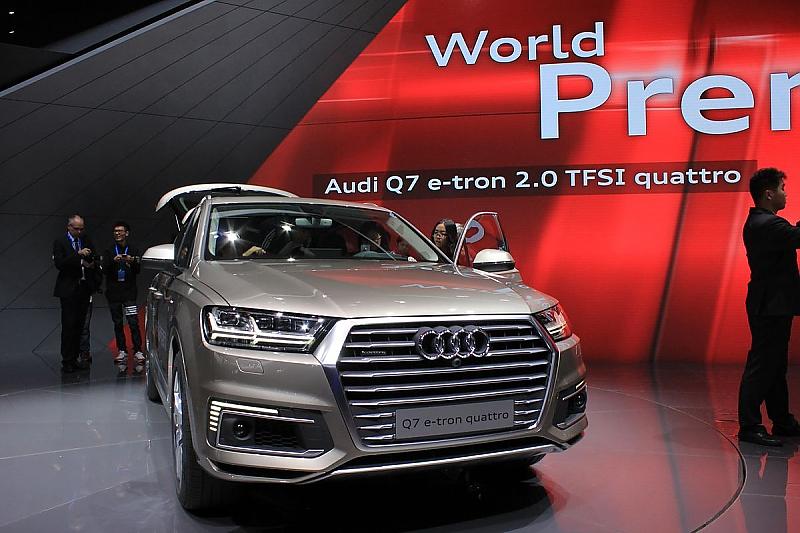Der Audi Q7 e-tron quattro ist auf die asiatischen Märkte zugeschnitten