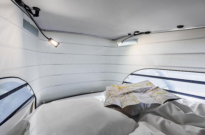 Viel Platz im Dachgeschoss des Mercedes Marco Polo