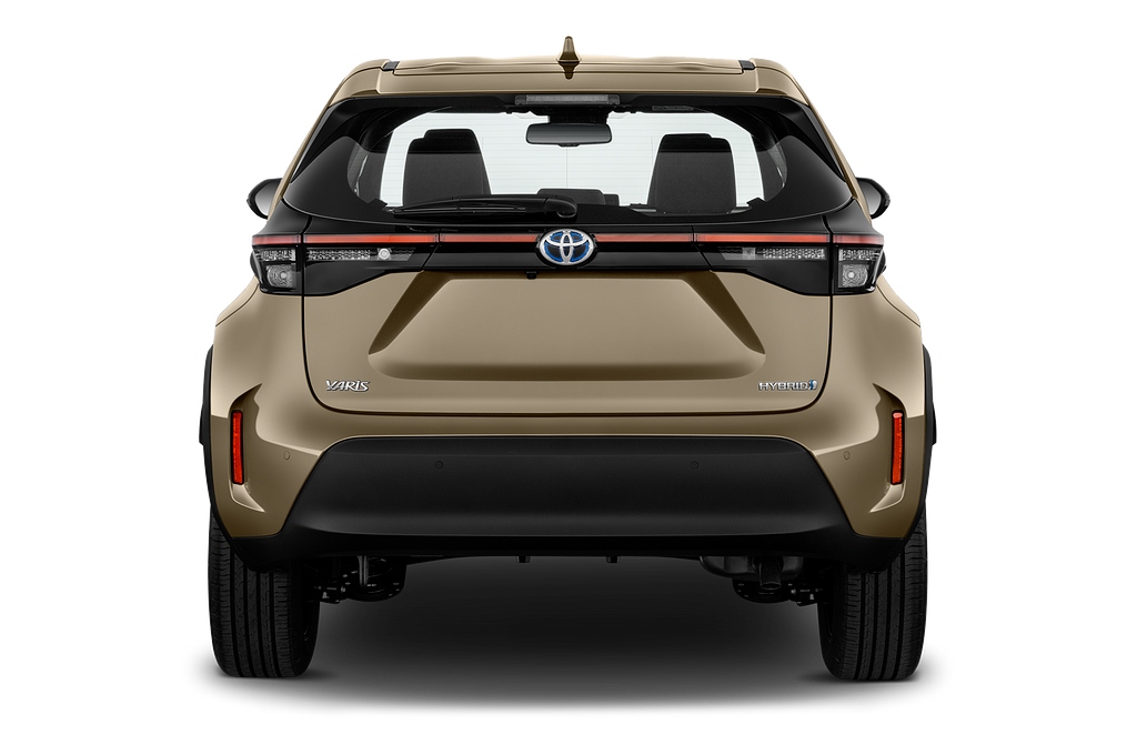 Toyota Yaris Cross Hybrid (Baujahr 2021) Team 5 Türen Heckansicht