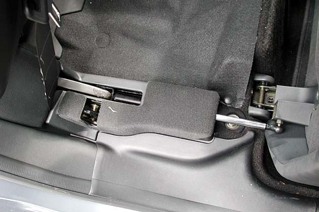 Ein aufwändiger Mechanimus steckt hinter dieser praktischen Funktion