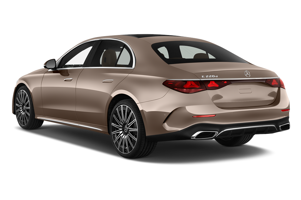 Mercedes E Class (Baujahr 2024) AMG LIne 4 Türen seitlich hinten