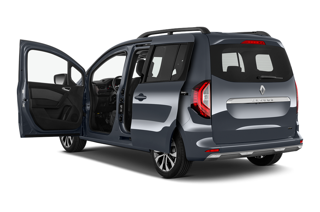 Renault Kangoo E-Tech (Baujahr 2023) Techno 5 Türen Tür geöffnet