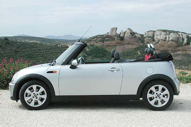 Mit 3,66 Metern ist das Mini Cabrio wahrlich kein Riese