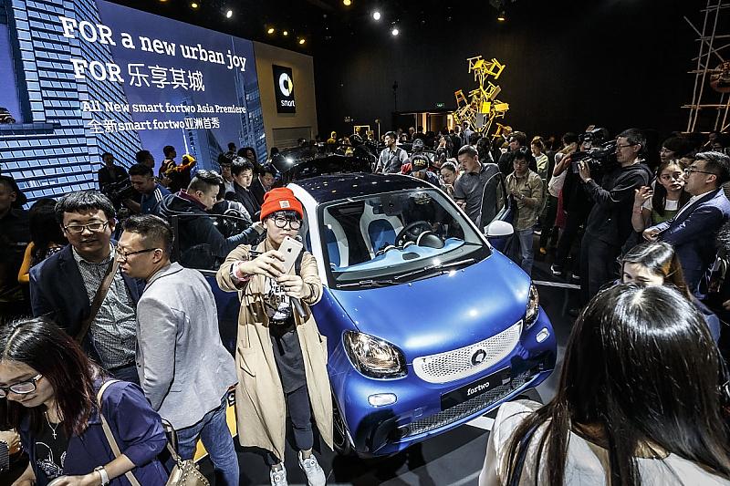 Asienpremiere Smart Fortwo Shanghai