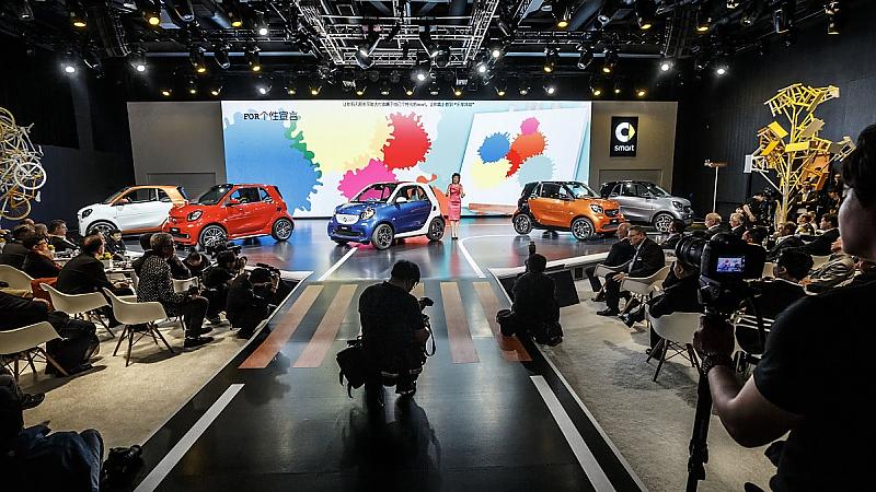 Asienpremiere Smart Fortwo Shanghai