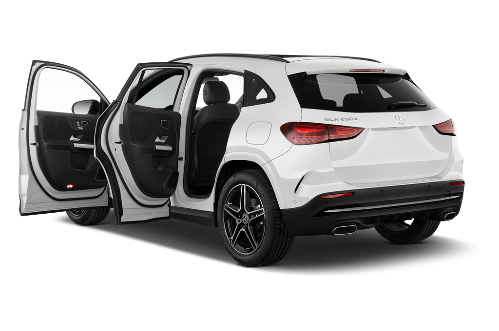 Mercedes GLA (Baujahr 2024) 200d AMG LIne 5 Türen Tür geöffnet