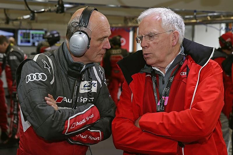 Audi Motorsportchef Wolfgang Ullrich und Audi Technikchef Dr. Ulrich Hackenberg