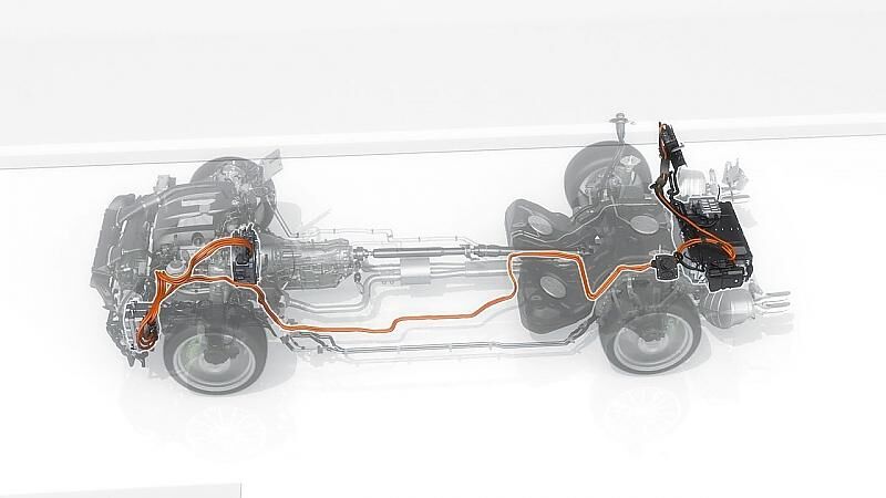 Die Hochvolt Komponenten im Porsche Panamera