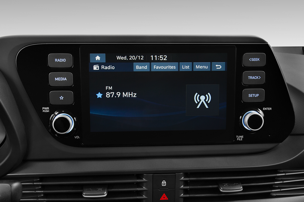 Hyundai i20 (Baujahr 2024) Select 5 Türen Radio und Infotainmentsystem