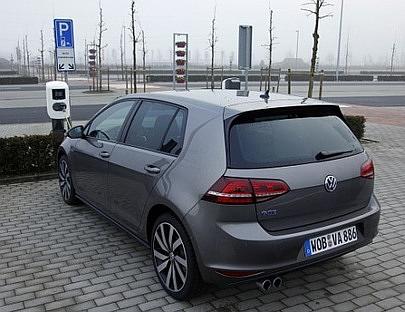 Hier hätten wir mit dem VW Golf GTE Strom bekommen – hatten aber nicht die nötige Freischaltung.