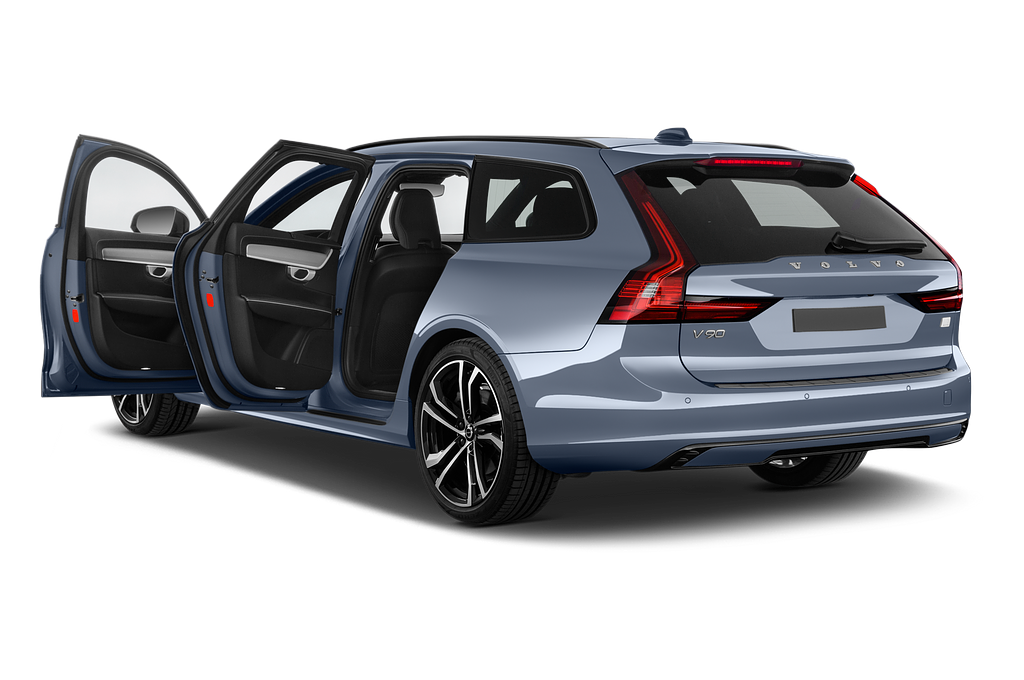 Volvo V90 Recharge (Baujahr 2021) R-Design 5 Türen Tür geöffnet