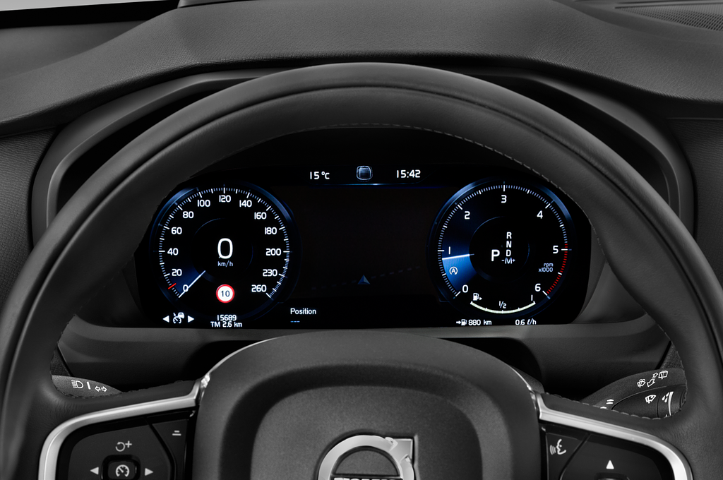 Volvo XC90 (Baujahr 2020) Momentum 5 Türen Tacho und Fahrerinstrumente