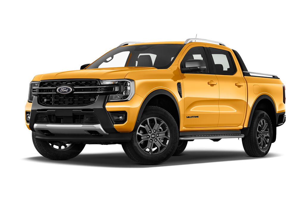 Ford Ranger (Baujahr 2023) WildTrak Crew cab 4 Türen seitlich vorne mit Felge
