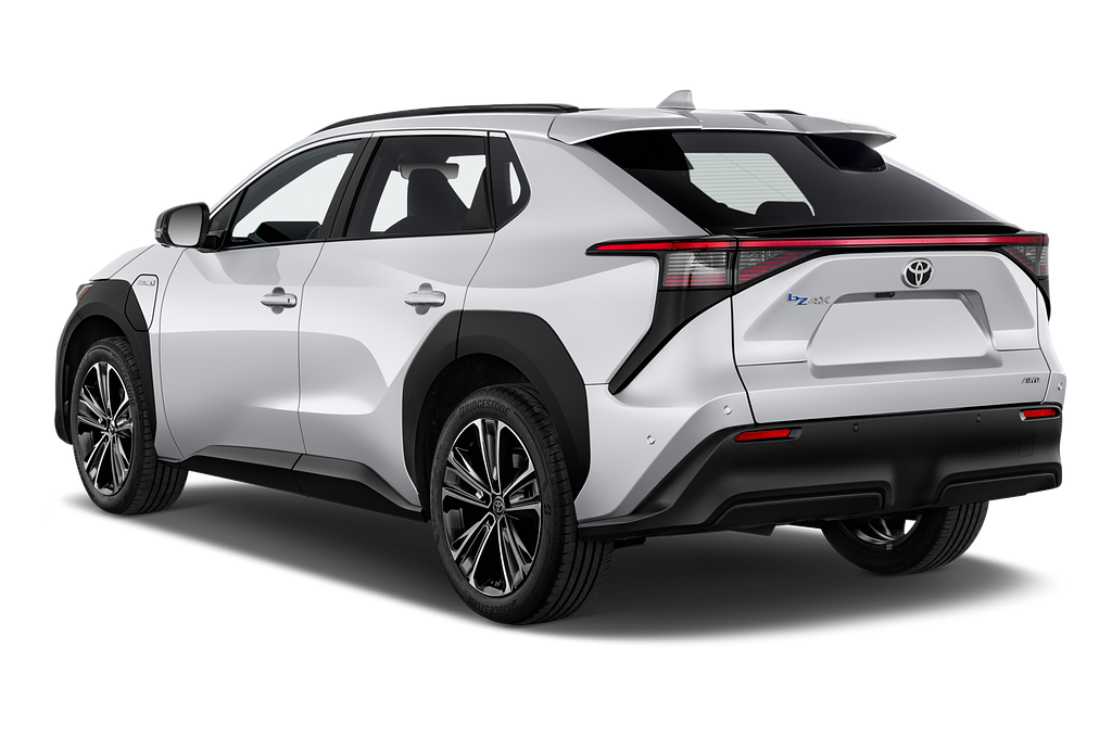 Toyota bZ4X EV (Baujahr 2023) Base 5 Türen seitlich hinten