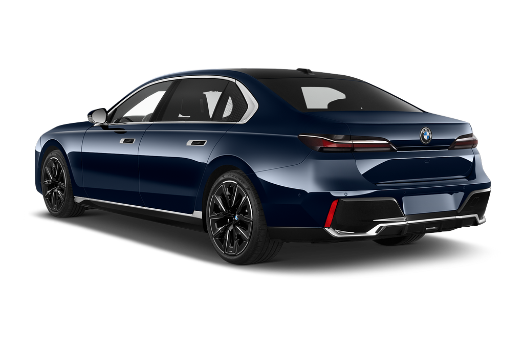BMW 7 Series (Baujahr 2023) M Sport 4 Türen seitlich hinten