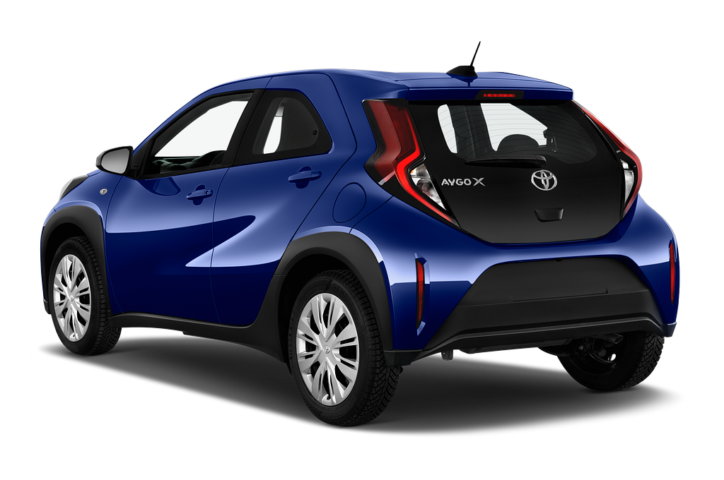 Toyota Aygo X (Baujahr 2023) Active 5 Türen seitlich hinten