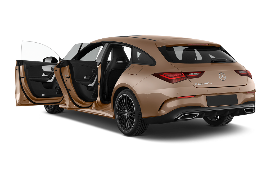 Mercedes CLA Shooting Brake (Baujahr 2023) AMG Line 5 Türen Tür geöffnet