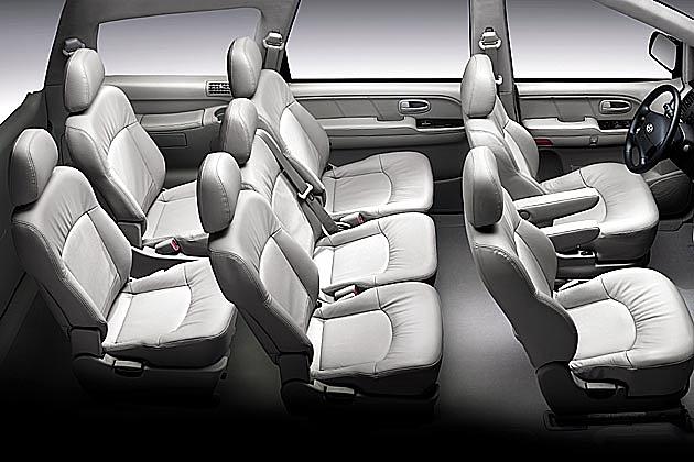 Der Hyundai Trajet bietet Platz für sieben Passagiere