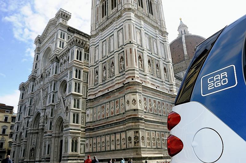Auch in Florenz können die Autofahrer Car2go nutzen