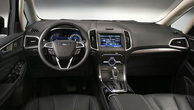 Das Cockpit des neuen Ford Galaxy.