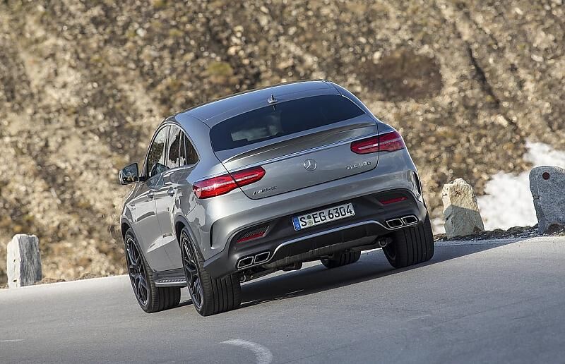 Mercedes GLE 63 S AMG Coupé - bullige Heckansicht