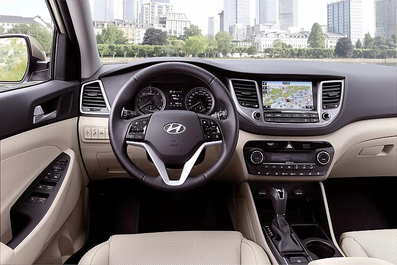 Das Cockpit des neuen Hyundai Tucson.