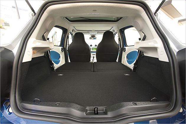 In den Forfour passen dann maximal 975 Liter Gepäck
