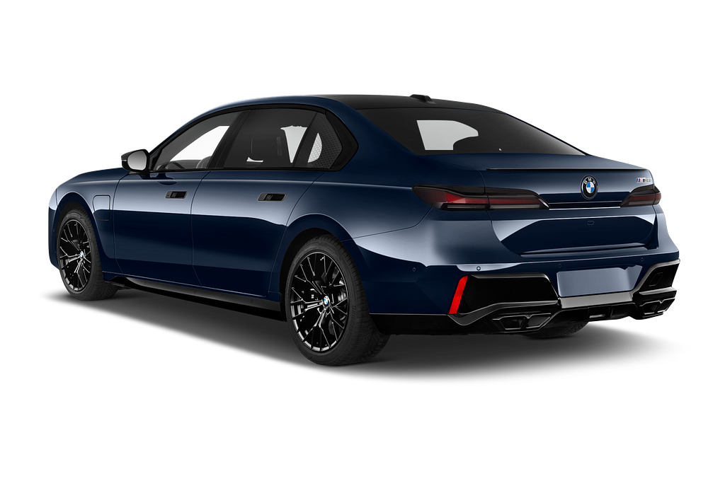 BMW 7 Series Plug-in Hybrid (Baujahr 2024) M760e xDrive 4 Türen seitlich hinten