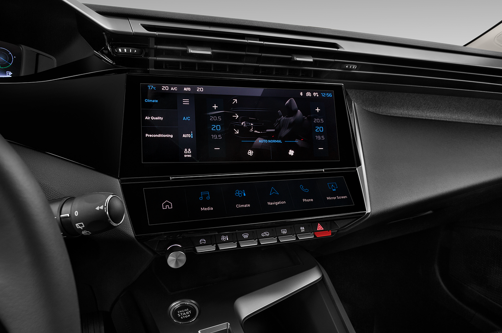 Peugeot 308 SW (Baujahr 2024) Allure 5 Türen Temperatur und Klimaanlage