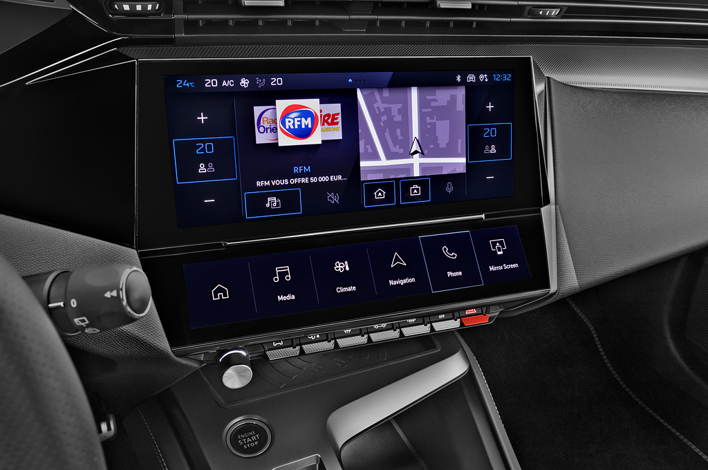 Peugeot 308 Hybrid (Baujahr 2024) GT 5 Türen Mittelkonsole