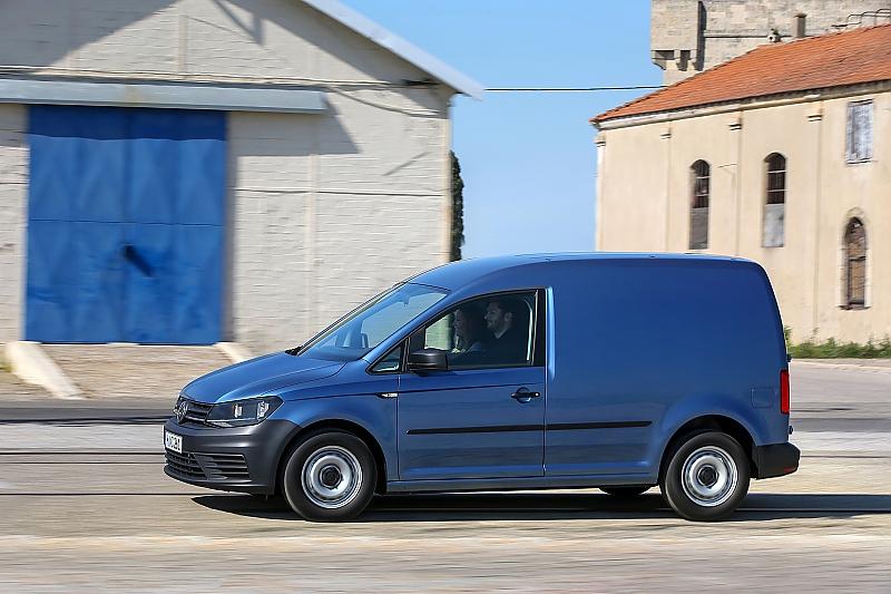 Der Caddy TGI Kastenwagen verbraucht 4,1 Kilogramm CNG.