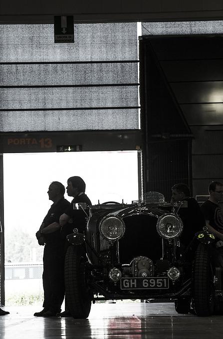 Frank Meakin am Bentley Blower