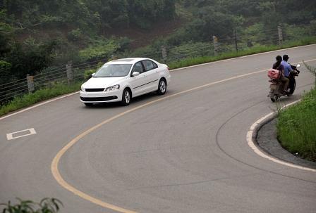 Prototypenerprobung VW Jetta und VW Santana in China