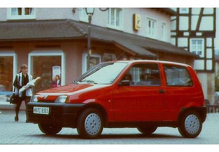 Fiat Cinquecento Schrägheck (1991–1998) 0.9 i.e. (40 PS) Fiat Cinquecento Schrägheck (1991–1998) 0.9 i.e. (40 PS)