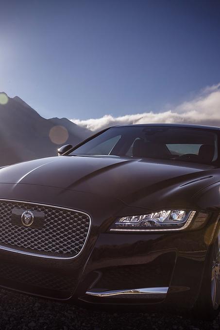 Die Front trägt das typische neue Jaguar-Gesicht