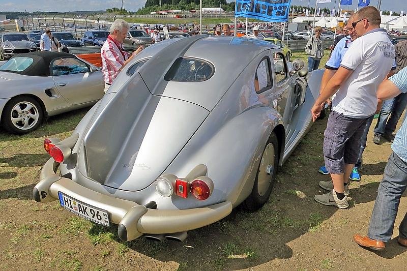 Das Design hat den Mercedes-Benz 540 K Stromlinienwagen zum Vorbild.