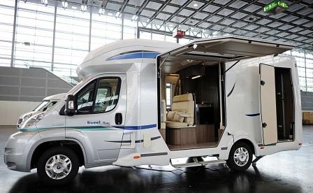 Das Reisemobil Chausson Sweet der Firma Trigano VDL.