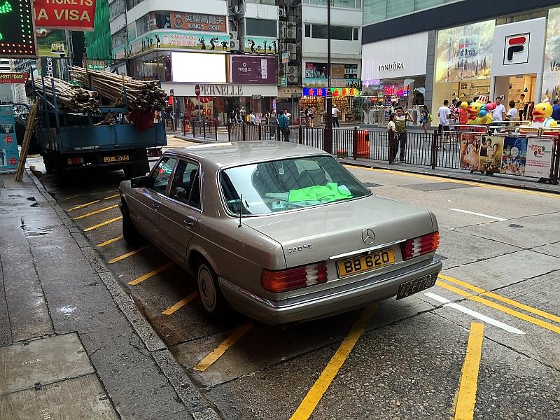 Auf den Straßen von Hong Kong