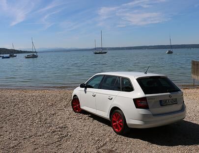 Der Fabia Combi sieht aus beinahe jedem Winkel klasse aus.