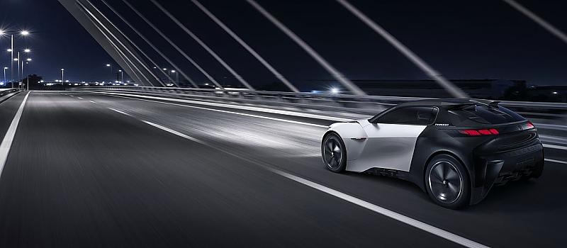 Der Peugeot Fractal soll eine Reichweite von bis zu 450 Kilometer haben