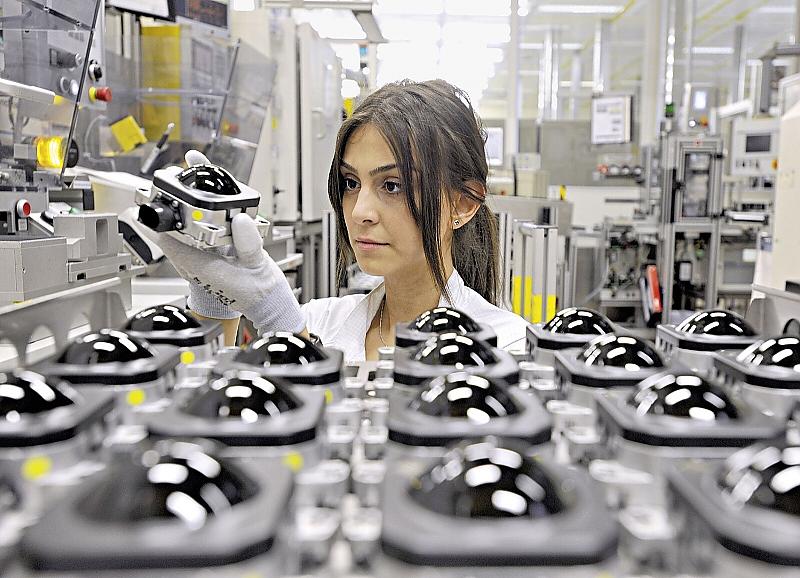 Sensor-Fertigung bei Bosch
