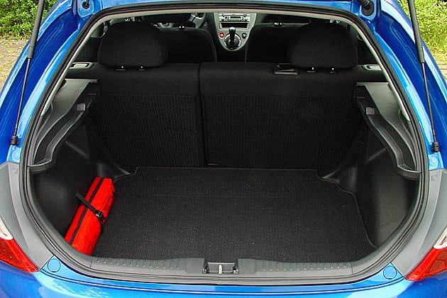 315 Liter Gepäck passen in den Kofferraum des Civic
