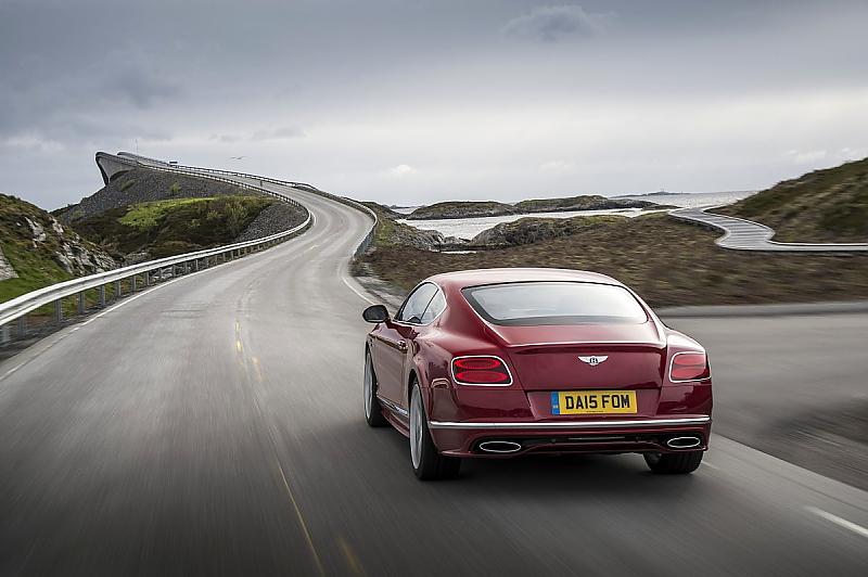 Bentley Continental GT Speed Modelljahr 2016 - hat mit über 2,3 Tonnen einiges zu viel auf den Rippen