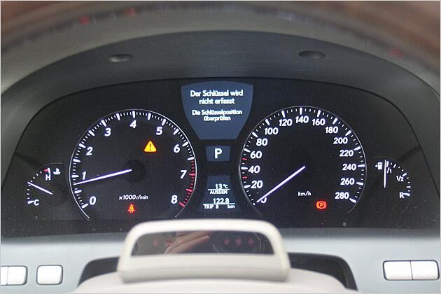 Die Instrumente in Durchlichttechnik sind dezent, aber angenehm