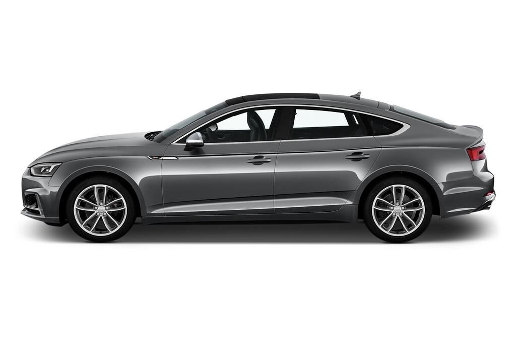 Audi S5 Sportback (Baujahr 2018) - 5 Türen Seitenansicht
