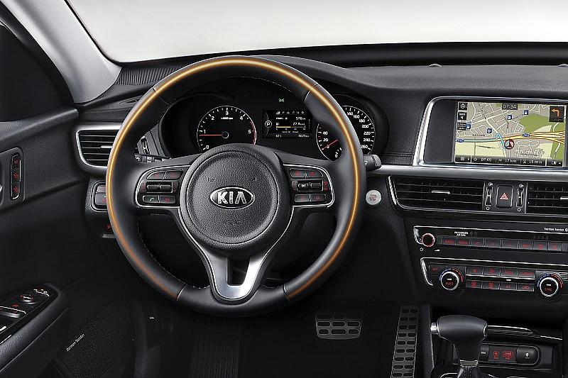 Das Cockpit des Kia Optima 2016
