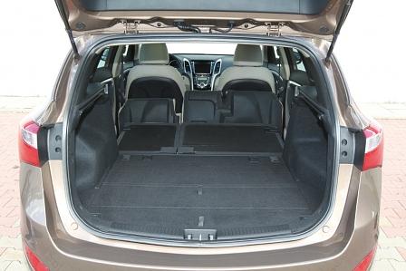 Hyundai i30 cw: der Laderaum schluckt bis zu 1.642 Liter