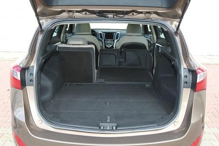 Hyundai i30 cw - die Rückbank lässt sich getrennt umklappen