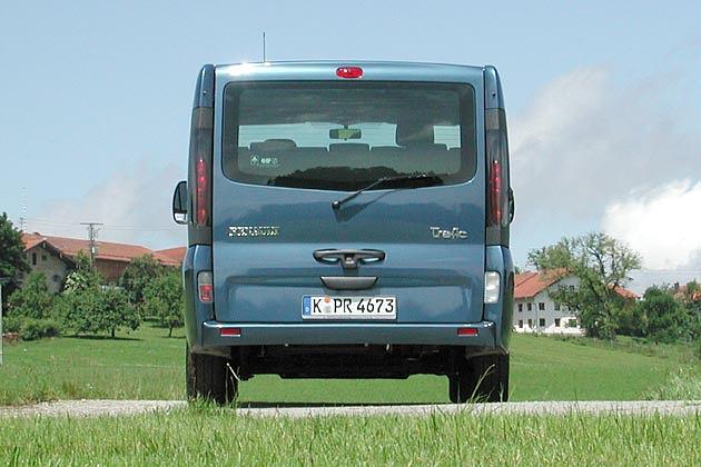 Gute Eigenschaften für einen Kleintransporter: Große Heckklappe und niedrige Ladekante