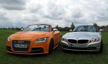 Vergleich Audi TT S Roadster - BMW Z4 sDrive 28i
